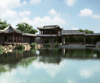 New Chinese Style Appearance Of Commercial Building-ID:154545073