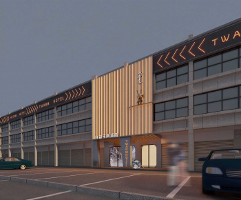 Modern Facade Element-ID:256730089