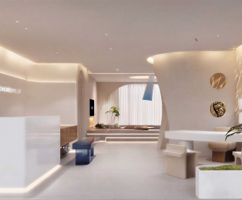 Modern Office Reception Desk-ID:402116061