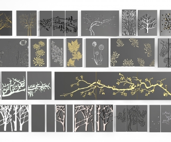 New Chinese Style Landscape Wall-ID:358032941