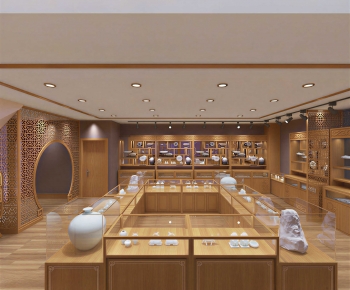 New Chinese Style Exhibition Hall-ID:503546956