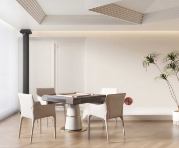 Modern Mahjong Tables And Chairs-ID:338529115