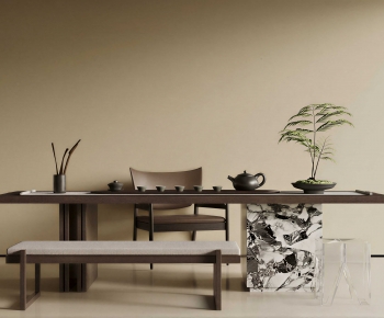 New Chinese Style Tea Tables And Chairs-ID:904536011