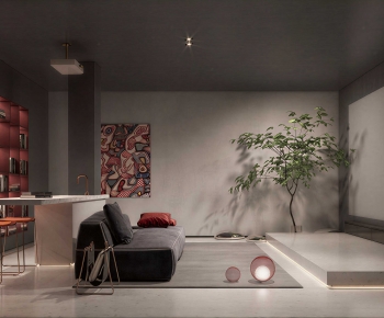 Modern A Living Room-ID:849175937