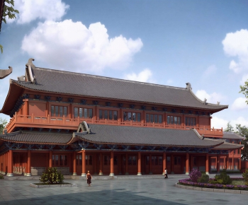 Chinese Style Ancient Architectural Buildings-ID:296053895