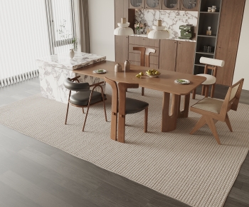 Modern Dining Table And Chairs-ID:655988938