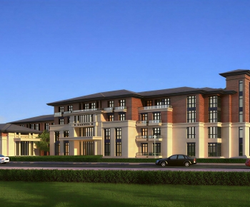 Modern Residential Building-ID:743828061