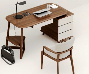 Modern Computer Desk And Chair-ID:169859897