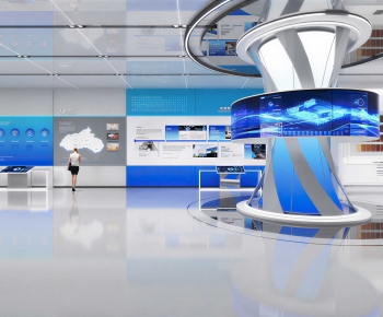 Modern Exhibition Hall-ID:334069015