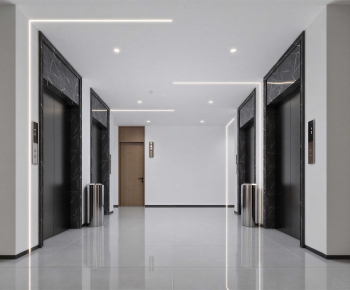 Modern Corridor/elevator Hall-ID:458800086