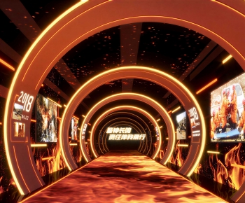 Modern Corridor/elevator Hall-ID:477912907