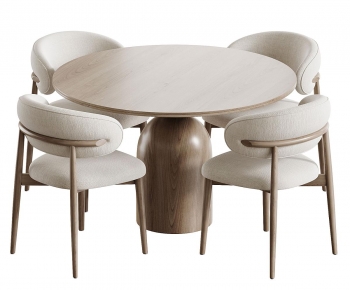Modern Dining Table And Chairs-ID:873930546