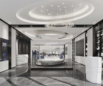 Modern Office Reception Desk-ID:106689911
