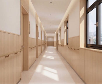 Modern Corridor Elevator Hall-ID:291498907