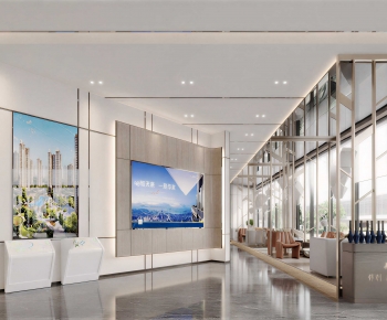 Modern Office Reception Desk-ID:209166058