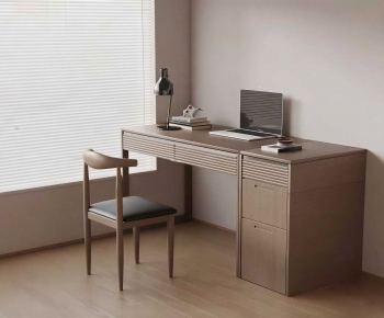 Modern Computer Desk And Chair-ID:180874115