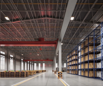 Industrial Style Factory Floor/warehouse-ID:365755084