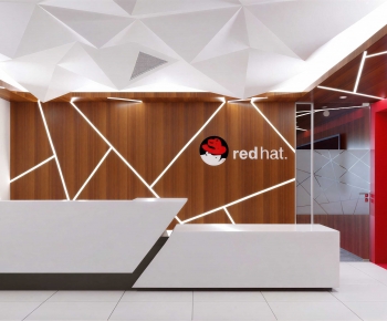 Modern Office Reception Desk-ID:445096973