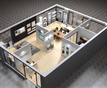 Modern A Bird's-eye View Of Home Decoration-ID:730793008