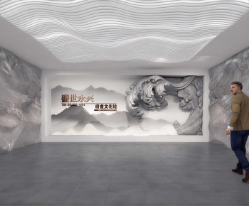 Modern Exhibition Hall-ID:567478908
