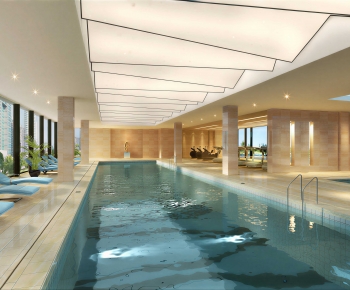 Modern Swimming Pool-ID:434842117