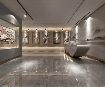 Modern Exhibition Hall-ID:171936047