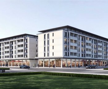 Modern Building Appearance-ID:572635899