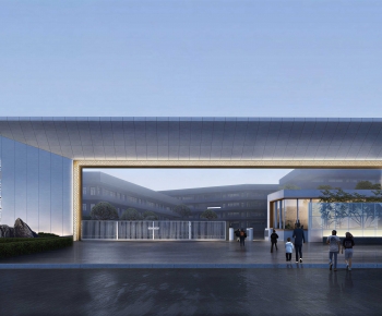 Modern Appearance Of Commercial Building-ID:878953936