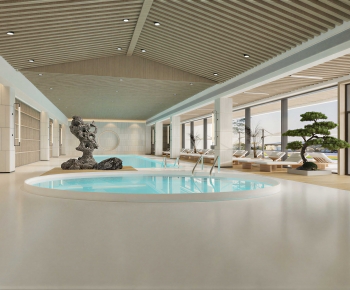 Modern Swimming Pool-ID:853286988