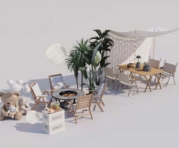 Modern Outdoor Tables And Chairs-ID:319494965