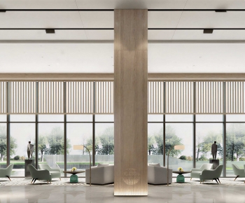 Modern Office Reception Desk-ID:752085922