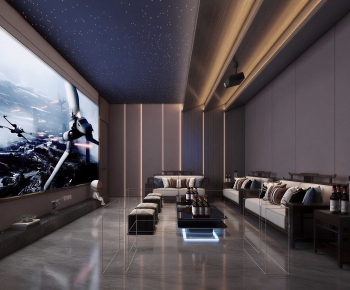 Modern Audiovisual Room-ID:127640967