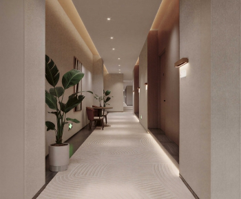 Modern Corridor Elevator Hall-ID:920453073