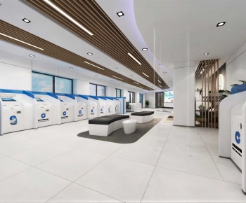 Modern Office Reception Desk-ID:904328116