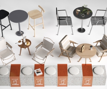 Modern Dining Table And Chairs-ID:289936073