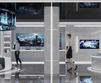 Modern Exhibition Hall-ID:823944093