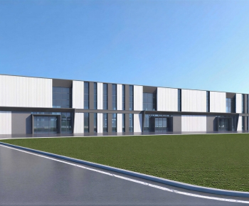 Modern Industrial Building-ID:190887937