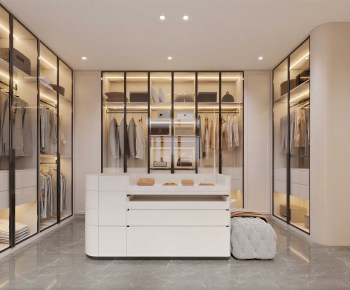 Modern Clothes Storage Area-ID:708887104