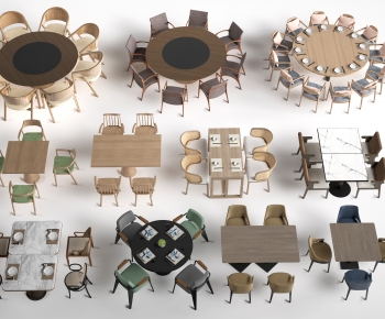 Modern Dining Table And Chairs-ID:624520067