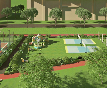 Modern Park Landscape-ID:423000103
