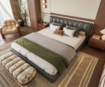 French Style Double Bed-ID:808124076