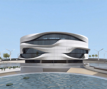 Modern Building Appearance-ID:641069898