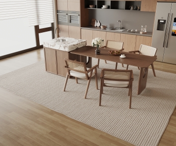 Modern Dining Table And Chairs-ID:746100904