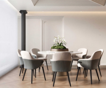 Modern Dining Table And Chairs-ID:473414906