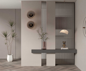 Modern Entrance Cabinet-ID:946918963