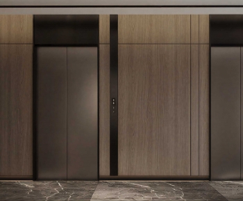Modern Office Elevator Hall-ID:268688923