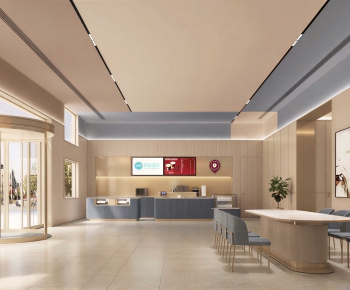 Modern Office Reception Desk-ID:476089956