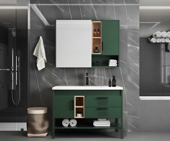 Modern Bathroom Cabinet-ID:156888013