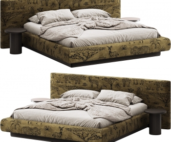Modern Double Bed-ID:941387893