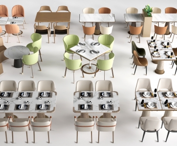 Modern Dining Table And Chairs-ID:782886036